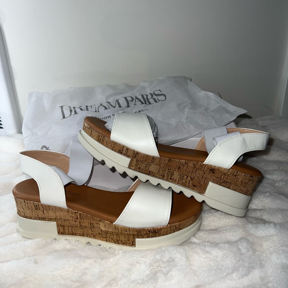 Open Toe Platform Wedges